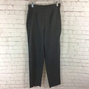 Vintage B. Moss Stretch Gray Side Zip Dress Pants - Size 4